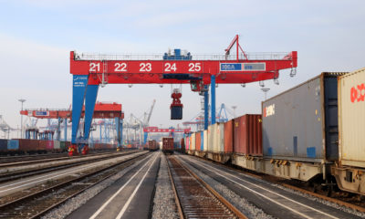 Expansion of the container rail terminal Burchardkai