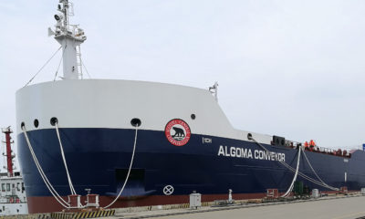 Algoma central corporation announces the Algoma conveyor is headed for Canada