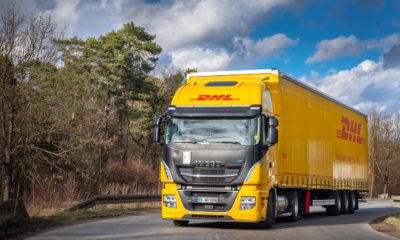 DHL Freight pilots first LNG truck with mega trailer in Germany