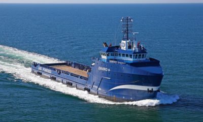 A Wärtsilä solution will make the ‘Harvey Energy’ the first PSV in the Americas to be retrofitted for hybrid propulsion. Copyright: Harvey Gulf.