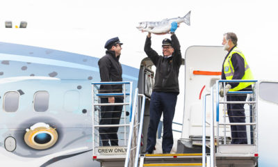 Alaska Air Cargo brings the season's first wild Copper River salmon to Seattle