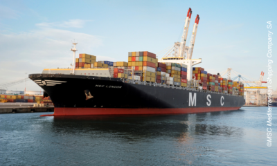 MacGregor is working together with MSC to maximise performance and reduce emissions 