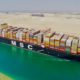 The world's largest container vessel transits the Suez Canal for the first time​