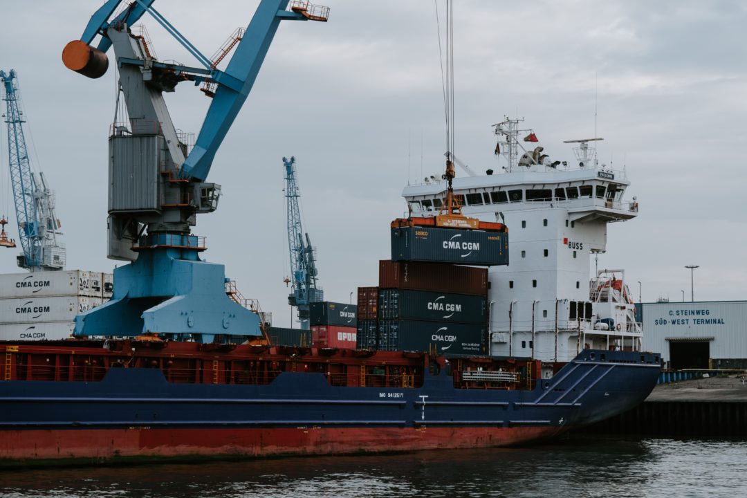 What does a container ship look like? Source: PexelsWhat does a container ship look like? Source: Pexels