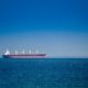 Iranian tanker Adrian Darya unloads its cargo at Mediterranean Sea