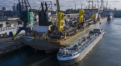 World first for Boskalis by operating a dredging vessel on 100% bio-fuel oil