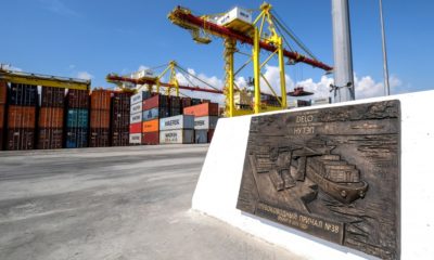 Three millionth container at the NUTEP terminal
