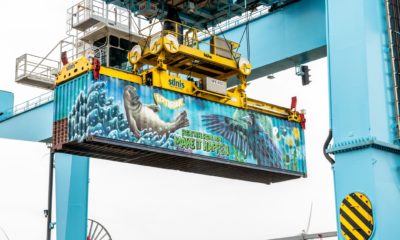 Rotterdam container placed on ‘Noah’s Train’
