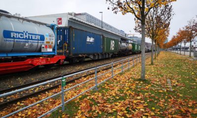 Cargo traffic transferred to rail transport reduces Co2 emissions Port of Kiel 