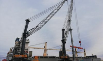 Second mobile crane Liebherr LHM800 set in operation