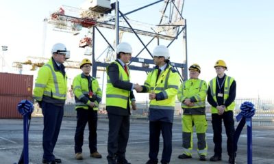 Port of Tyne completes multi million pound container terminal extension 