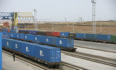 TransContainer dispatched test train from Korea to Poland