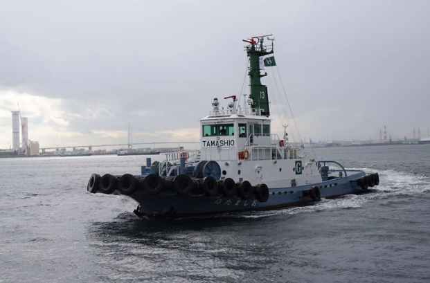 MOL and euglena conducts sea trial of tugboat using biodiesel fuel. Image: MOL