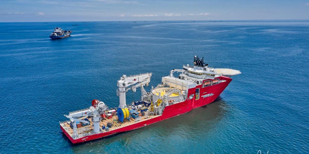 Jan De Nul acquires Ocean Yield’s multipurpose subsea cable- and flex-lay vessel connector. Image: Jan De Nul