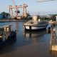 Damen RSD-E TUG 2513 world's first fully electric ship launched. Image: Damen Shipyards