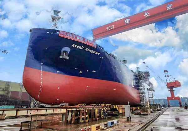 Avenir LNG launched world's largest dual purpose LNG bunkering vessel. Image: Avenir LNG