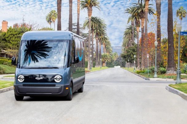 Amazon starts electric delivery vehicles tests in Los Angeles. Image: Amazon