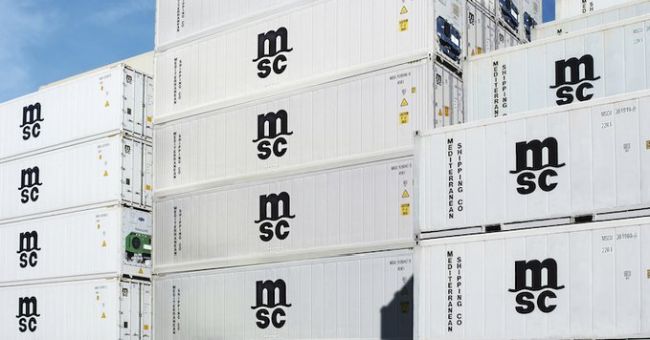 MSC reports another successful year for its reefer cargo services. Image: MSC