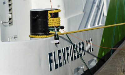 FlexFueler 002 makes LNG bunkering available throughout Port of Antwerp. Image: Port of Antwerp