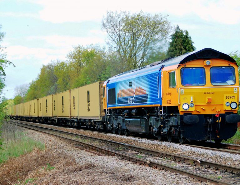 GBRf & MSC UK drive sustainability with new 5-year rail deal. Image: GBRF