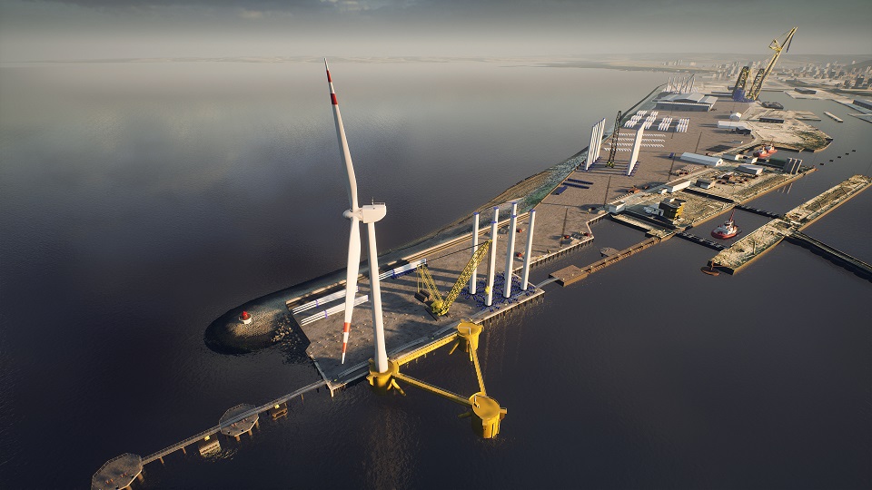Ambitious renewable energy hub plans unveiled for the Port of Leith. Image: Forthports