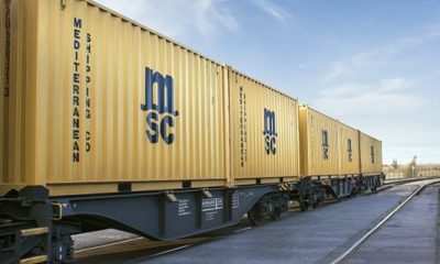Good traction for MSC’s Asia-to-Europe ocean and rail solution. Image: MSC