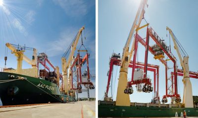 AAL delivers mobile gantry cranes to Port of Oslo. Image: AAL