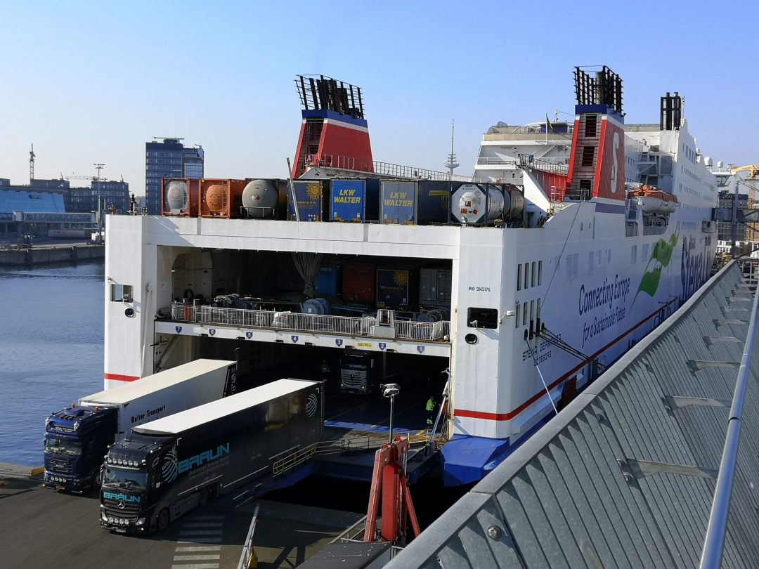 Port of Kiel cargo volume increased by 8.25% in first half of the year. Image: Port of Kiel
