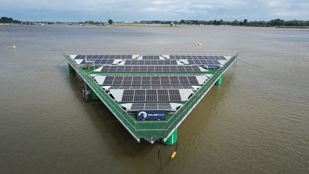 Bureau Veritas delivers world’s first Approval in Principle for offshore floating solar technology to SolarDuck. Image: Bureau Veritas