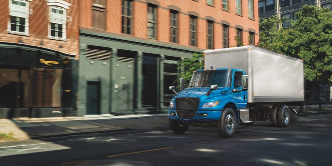 New series of the Navistar fully-electric International eMV Series trucks. Image: Navistar