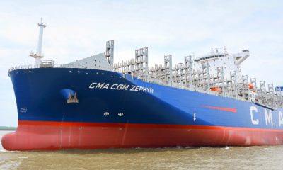 The CMA CGM ZEPHYR joins the CMA CGM Group fleet. Image: CMA CGM