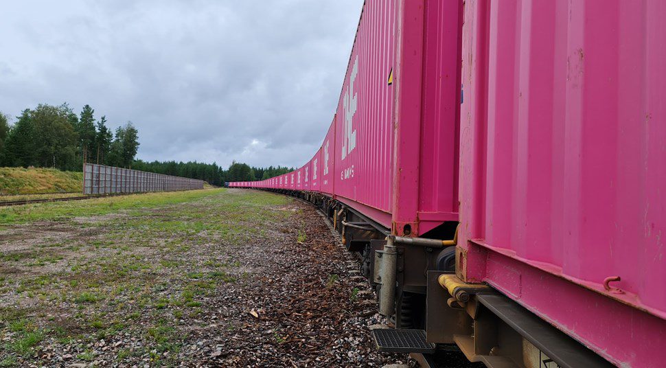 Port of Gothenburg launches new train service to boost Swedish forest products. Image: Port of Gothenburg