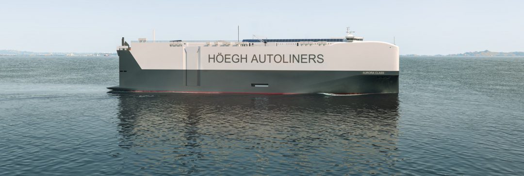 Hoegh Autoliners and CMHI to build a series of environmentally friendly car carriers. Image: Hoegh Autoliners