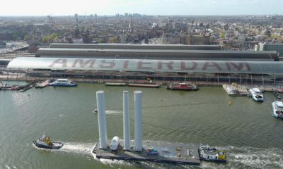 Windpark Fryslan: world’s largest shallow water windfarm. Image: Port of Amsterdam