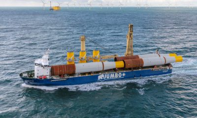 Jumbo Shipping wraps up transport contract for DEME Offshore for Hornsea Two offshore wind farm. Image: Jumbo SAL Alliance
