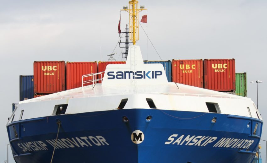 Samskip kickstarts biofuel trial on Samskip Innovator. Image: Samskip