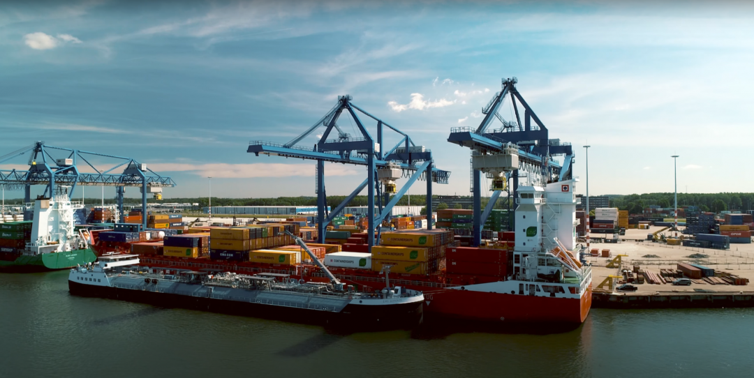 CMA CGM and Shell perform first Bio-LNG bunkering operation in Rotterdam. Image: CMA CGM