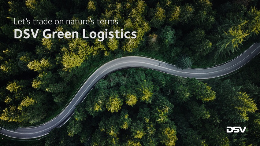 DSV launches Green Logistics to accelerate the green transition of the industry. Image: DSV