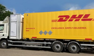 DHL Express is piloting the first hydrogen truck throughout Deutsche Post DHL Group. Image: DHL