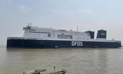 DFDS takes RoPax delivery. Image: DFDS