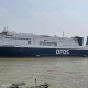 DFDS takes RoPax delivery. Image: DFDS