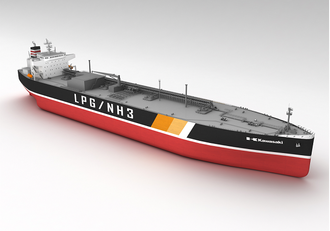 NYK to build its first two LPG dual-fuel very large LPG / NH3 gas carriers. Image: NYK Line
