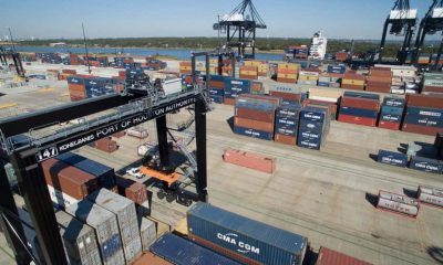 Containers surpass three million TEUs at Port Houston. Image: Port Houston