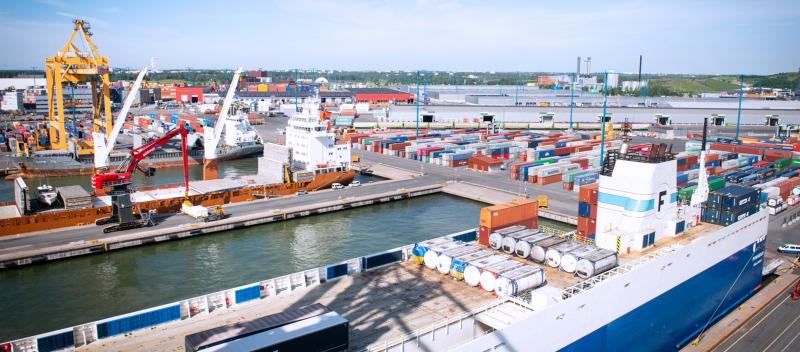 Importance of cargo traffic transported via the Port of Helsinki to Finland confirmed. Image: Port of Helsinki