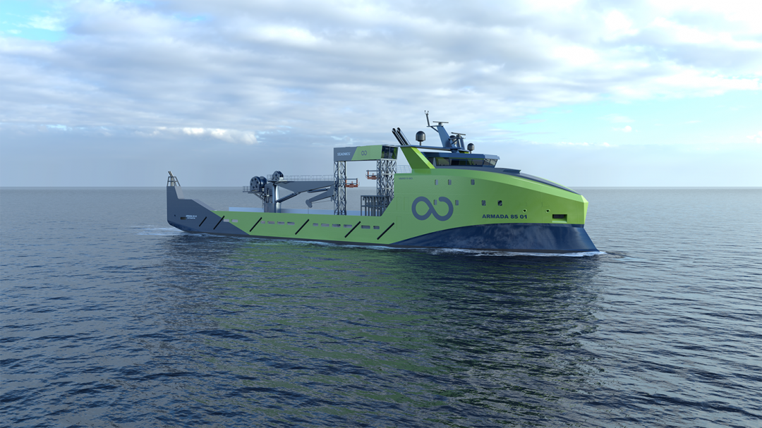 Ocean Infinity broadens remote fleet plains with order of 85M robotic vessels from VARD. Image: Ocean Infinity