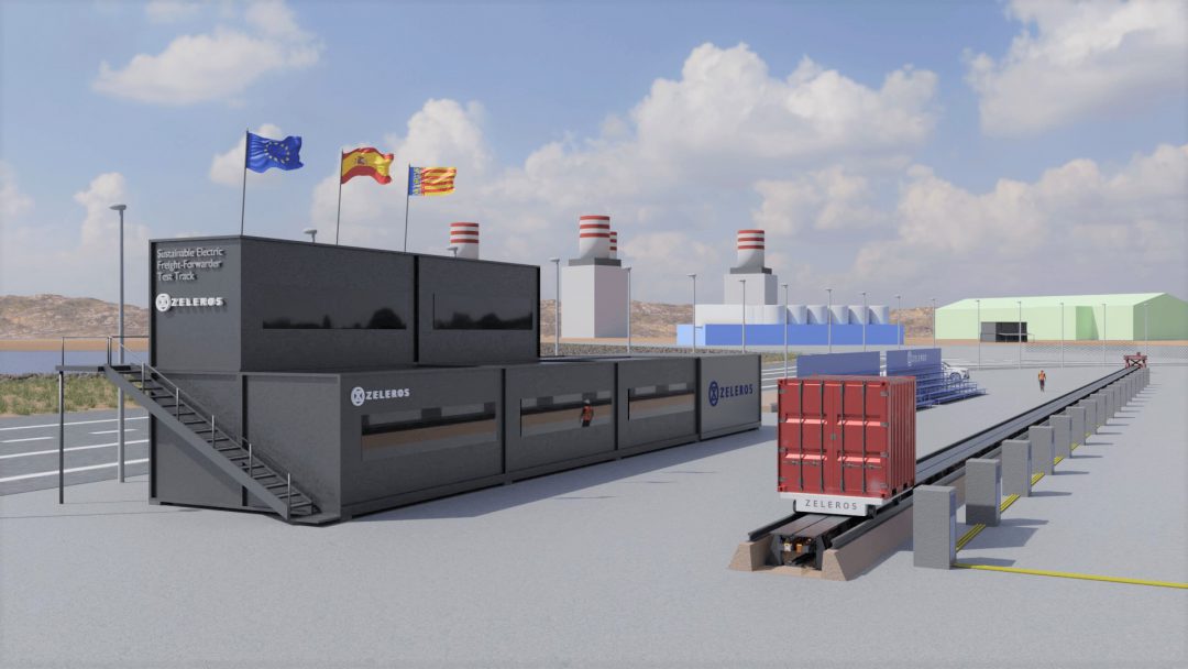 ZELEROS to deploy its hyperloop technology in the Port of Sagunto to demonstrate its container transport system. Image: Port Authority of Valencia