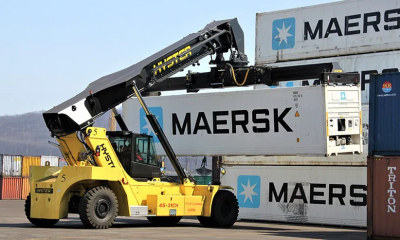 Maersk new intermodal freight services to start between Far East to Europe. Image: Maersk