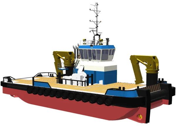 Damen Shipyards inks contract with ST Marine Support to supply a Multi Cat 3313 SD. Image: Damen