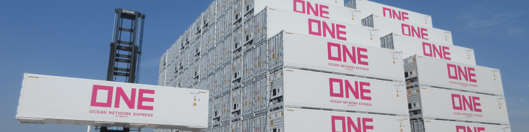 Ocean Network Express expands its refrigerated container fleet. Image: ONE