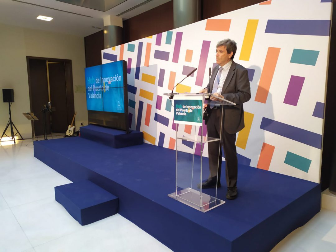 Opentop, the Innovation HUB of Valenciaport, is launched in a major event. Image: Port Authority of Valencia